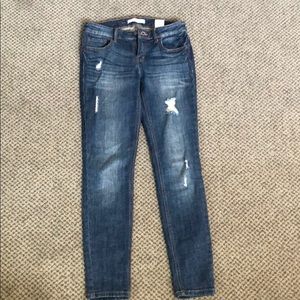 Dark wash denim jean